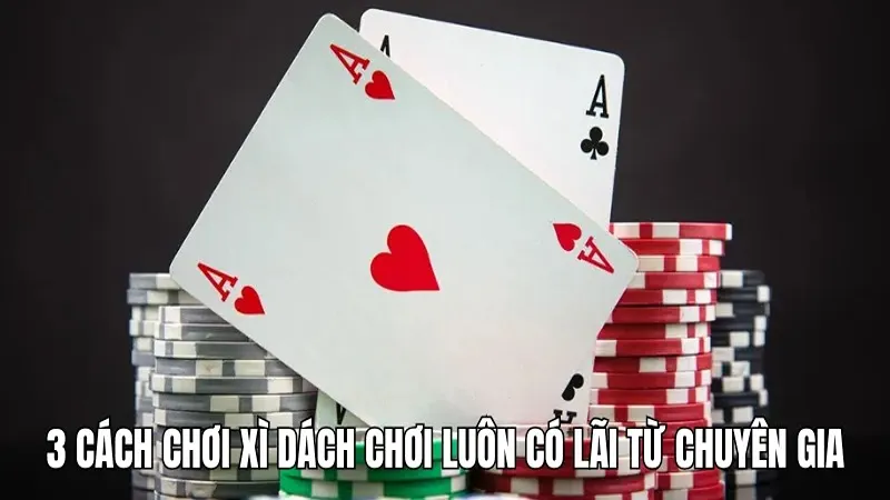 3 cách chơi xì dách chơi luôn có lãi từ chuyên gia